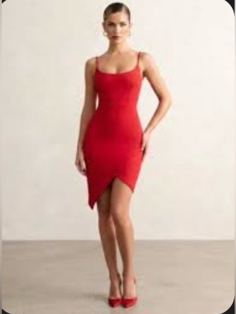 GUESS Asymmetrical Hem Dress. Size Medium